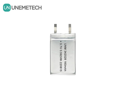 Batteria Bluetooth 160mAh 3.7V Ricaricabile Batteria agli ioni di litio polimero 342028 per Tracker