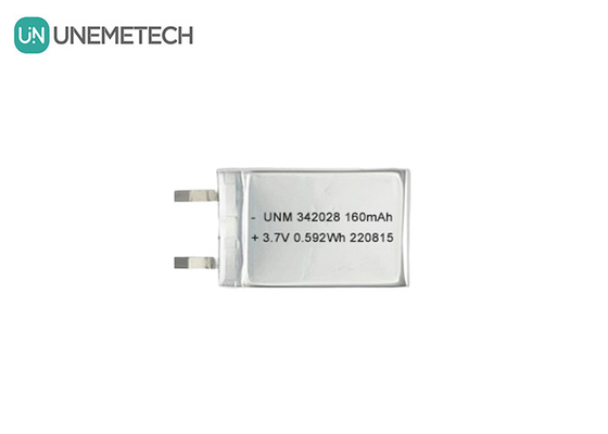 Batteria Bluetooth 160mAh 3.7V Ricaricabile Batteria agli ioni di litio polimero 342028 per Tracker