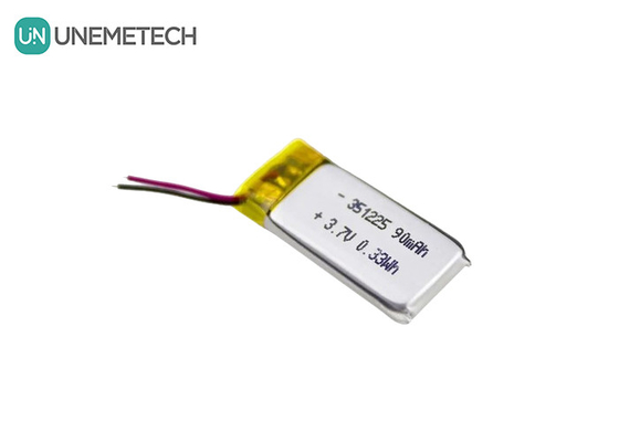 351225 Batteria al litio polimerico 3.7V 90mAh Ricaricabile Batteria al litio polimerico ultra sottile