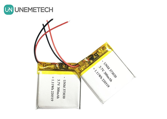 3.7V 300mAh LiPo batteria ricaricabile 373030 per altoparlante Bluetooth