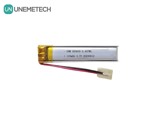 Progettazione di precisione 3.7V 110mAh LiPo batteria ricaricabile batteria al litio polimerico 450839