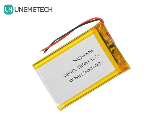 3.7V 1350mAh Ricaricabile Li Ion Polymer Battery Pack 554247 per Mini Drone