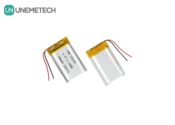 Batterie al litio polimeriche 722233 3.7V 580mAh Batteria LiPo dalla Cina Manufacturer