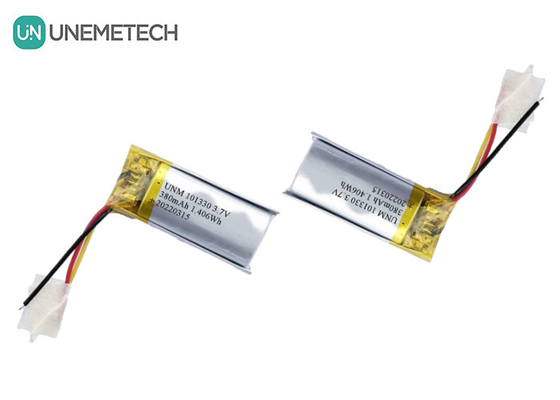 3.7V 380mAh Batteria ricaricabile Li-Polymer 101330 per Smartwatch