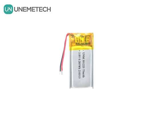 3.8V 75mAh Batteria polimerica agli ioni di litio 321223 Piccola batteria Lipo per penna elettronica