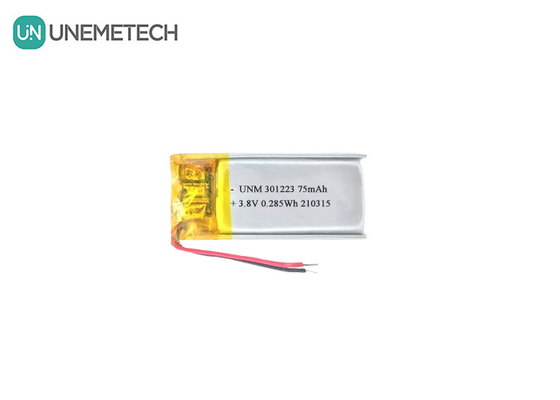 3.8V 75mAh Batteria polimerica agli ioni di litio 321223 Piccola batteria Lipo per penna elettronica