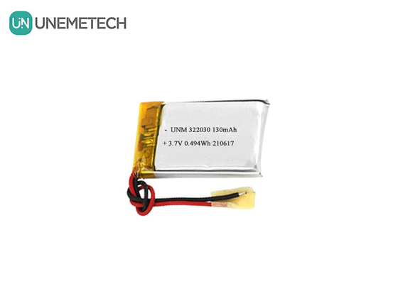 322030 Batteria ricaricabile in Li polimero 3.7V 130mAh Batteria Lipo per fitness tracker
