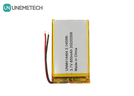 3.7V 850mAh Batteria LiPo ricaricabile 414464 Batteria a sacchetto per lampada da tavolo