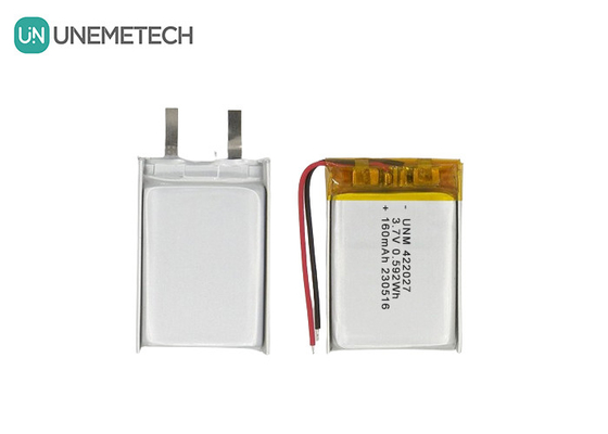 Batteria LiPo ricaricabile ad alta densità 3.7V 160mAh 422027 per auricolare Bluetooth