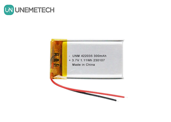 3.7 V 300mAh batteria agli ioni di litio 422035 batteria LiPo per telecomando