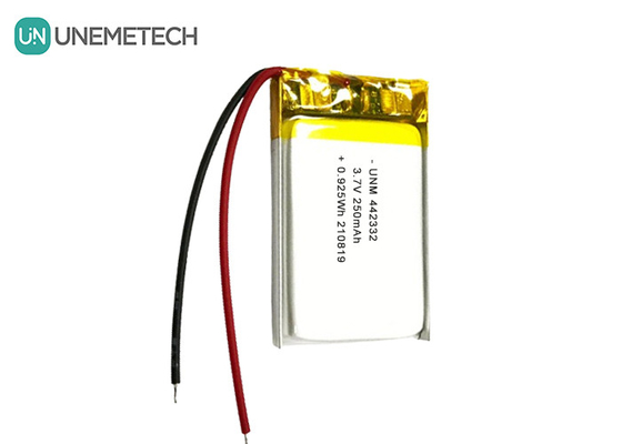 3.7V 250mAh Lipo batteria ricaricabile 442332 Per bilancieri elettronici portatili