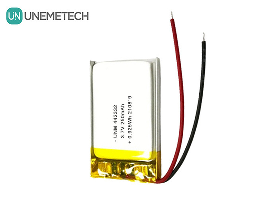 3.7V 250mAh Lipo batteria ricaricabile 442332 Per bilancieri elettronici portatili