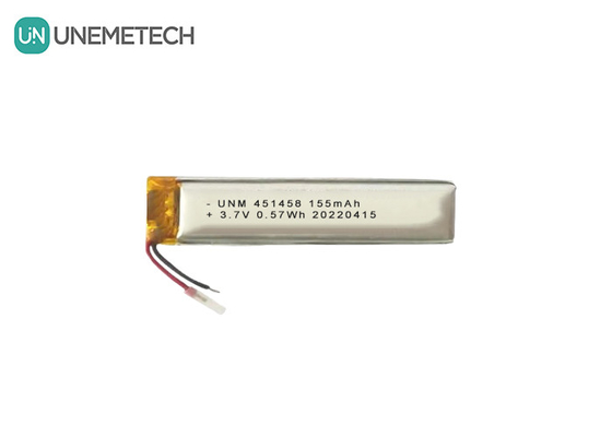 Lipo 3.7V 155mAh Batteria ricaricabile in polimero 451458 Per cuffie wireless