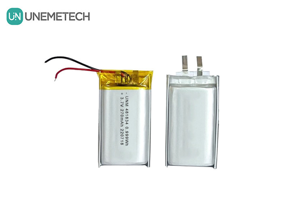 Batteria ricaricabile a ciclo profondo Li-Ion Polimero 3.7V 270mAh 481834 Per occhiali intelligenti