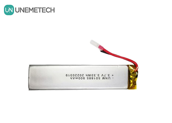 3.7V 900mAh Batteria Lipo Batteria polimerizzata al litio rettangolare 501885 Per Cemera in miniatura