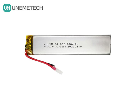 3.7V 900mAh Batteria Lipo Batteria polimerizzata al litio rettangolare 501885 Per Cemera in miniatura