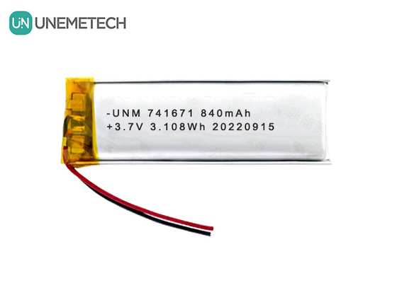 3.7V 840mAh Lipo batterie ricaricabili 741671 per smart socket