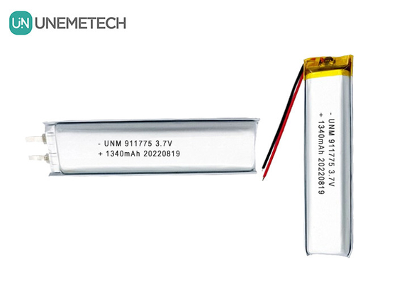 3.7V Lipo batterie ricaricabili 1340mAh Batteria al litio polimerico 911775 per Smart Pen