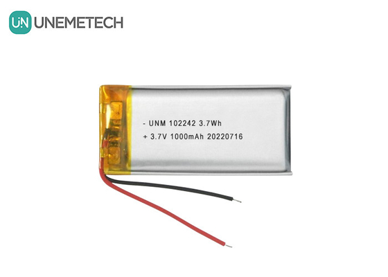 3.7V 1000mAh 102242 Batteria polimerica agli ioni di litio standard per lampade da tavolo