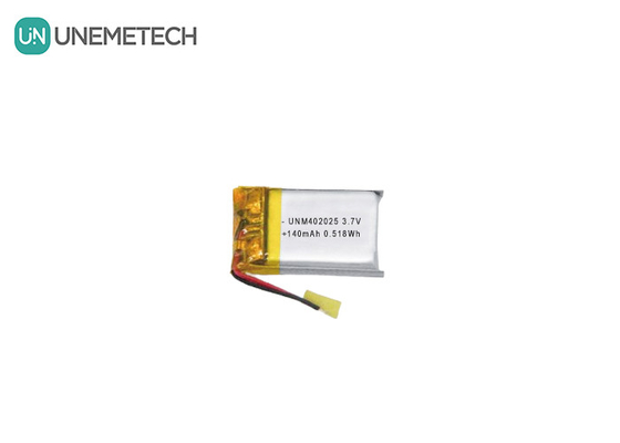 3.7V 140mAh 402025 Batteria ricaricabile Batteria Lipo per massaggiatori compatti