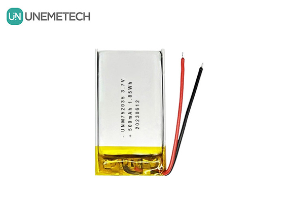 3.7V 500mAh 752035 Advanced Lithium Polymer Battery per telecomandi