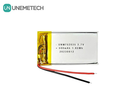3.7V 500mAh 752035 Advanced Lithium Polymer Battery per telecomandi