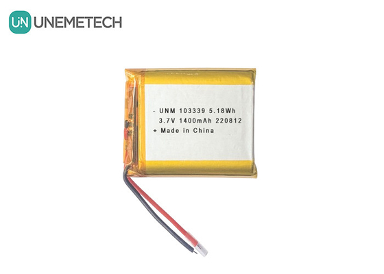 3.7V 1400mAh Batteria polimerica agli ioni di litio ad alte prestazioni 103339 Per automobili giocattolo