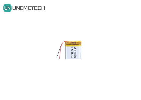 3.7V 30mAh 251515 Piccola batteria Lipo leggera per piccolo termometro elettronico