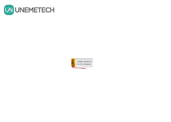 3.7V 32mAh Piccola batteria ricaricabile LiPo 400816 Per termometri