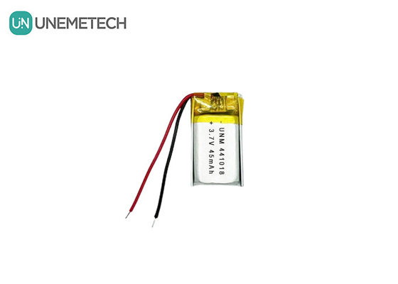 3.7V 45mAh Piccola batteria polimerica al litio a basso peso 441018 per occhiali intelligenti