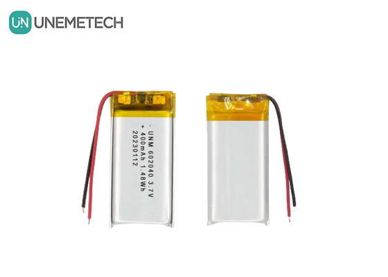 3.7V 400mAh 602040 Batteria al litio polimerico Lunga durata di vita Per cuffia Bluetooth