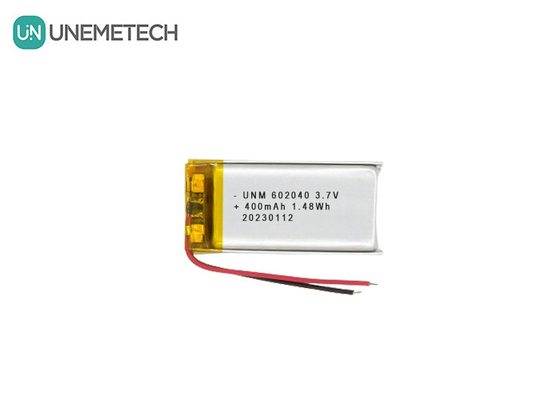 3.7V 400mAh 602040 Batteria al litio polimerico Lunga durata di vita Per cuffia Bluetooth