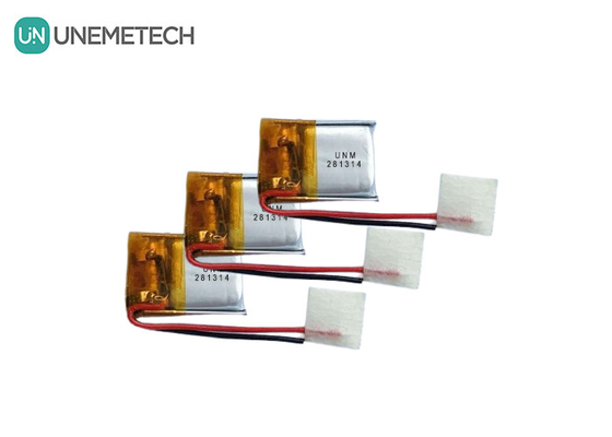 3.7V 25mAh 281314 Piccola batteria micro ricaricabile Lipo sottile per luci per portachiavi