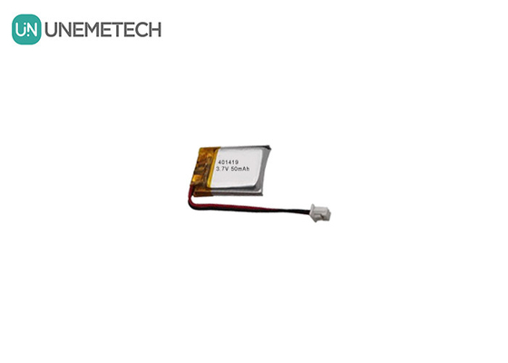 3.7V 50mAh Piccola batteria al litio 401419 per piccoli dispositivi elettronici