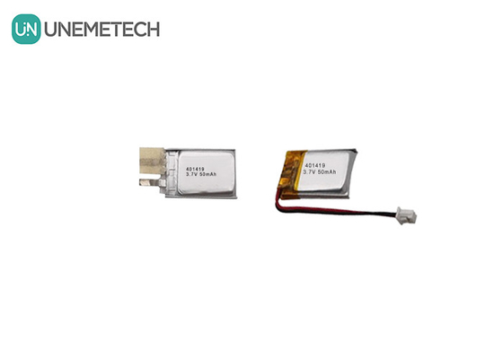 3.7V 50mAh Piccola batteria al litio 401419 per piccoli dispositivi elettronici