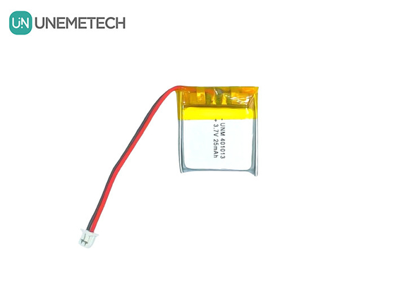 3.7V 25mAh 401013 Ricaricabile Ultra Thin Slim Lithium Polymer Battery per Smart Glasses