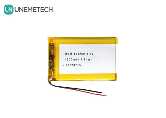 Batteria a ioni di litio polimerizzata 3.7V 1300mAh 454260 per sistemi Soalr