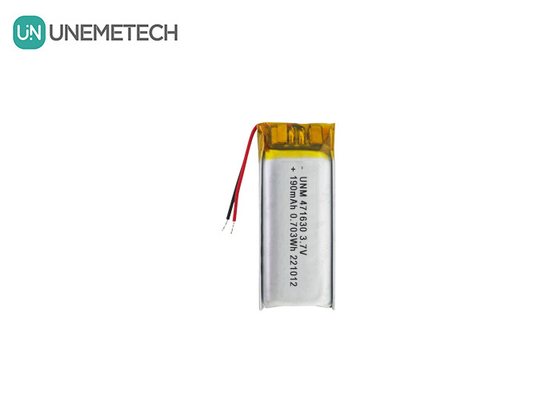 Batteria LiPo certificata CE 471630 3.7V 190mAh Batteria Li-polimero per elettronica portatile