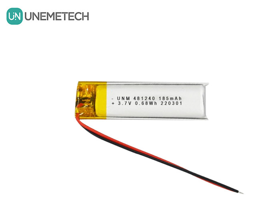 3.7V 185mAh 481240 Batteria agli ioni di litio e polimeri di litio per DVR per auto