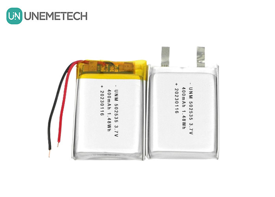 Li Polymer Battery Pack 502535 400mAh batteria 3.7V per apparecchi elettronici
