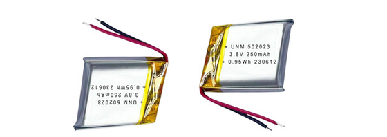 3.8V 250mAh 502023 Batteria polimerica al litio ad alta tensione per localizzatore di traccianti
