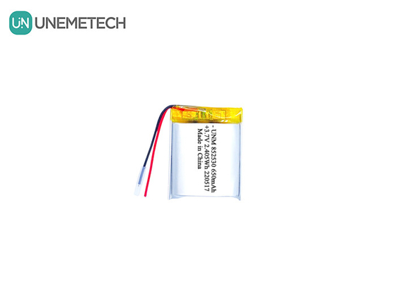 3.7V 650mAh batteria ricaricabile in litio-ione polimerico 852530 per cuffie