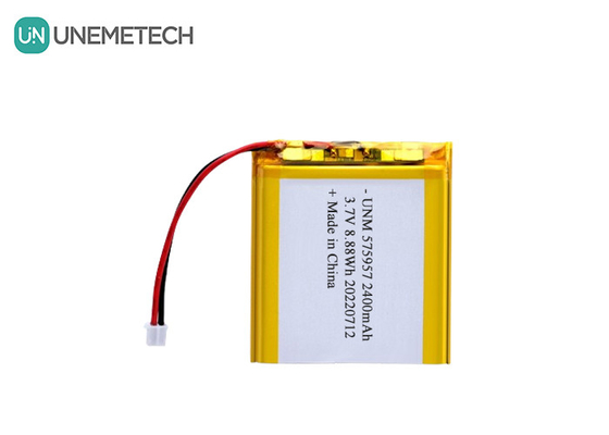 3.7V 2400mAh batteria ricaricabile a ioni di litio polimerica 575957 per bilancieri elettronici