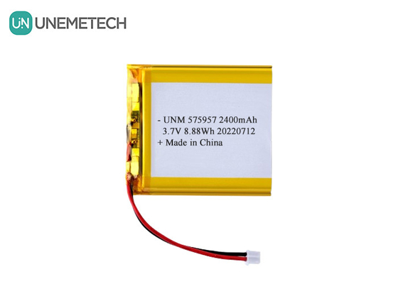 3.7V 2400mAh batteria ricaricabile a ioni di litio polimerica 575957 per bilancieri elettronici