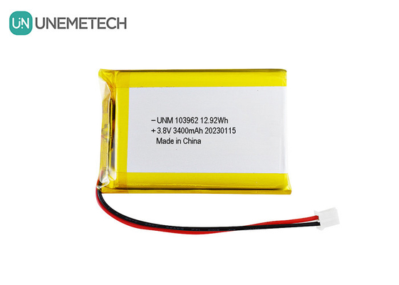 Batteria Lipo ad alta tensione 103962 3.8V 3400mAh Batterie LiHV per fotocamere digitali