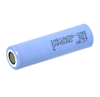 Samsung 29E 18650 2850mAh 2.75A Batteria 3.65V Cellula cilindrica agli ioni di litio INR18650-29E