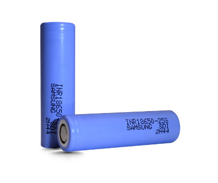 Samsung 25S 18650 2500mAh 20A Batteria 3.6V Cellula cilindrica agli ioni di litio INR18650-25S