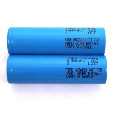 Samsung 50E 21700 5000mAh 9.8A Batteria 3.6V Batteria agli ioni di litio Cella INR21700-50E
