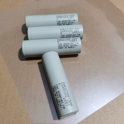 Samsung 50G 21700 5000mAh 9.8A Batteria 3.63V Batteria agli ioni di litio Cella INR21700-50G
