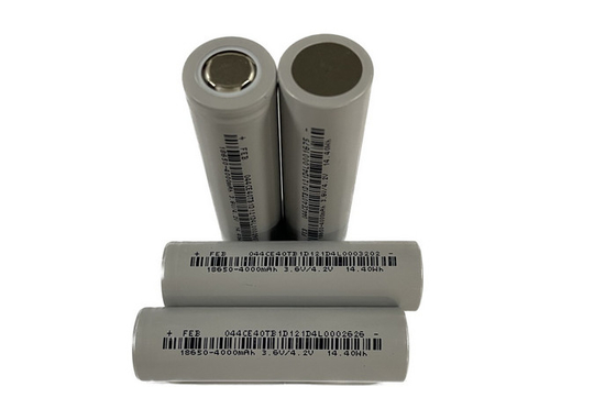 Batteria ad alta capacità 18650 3800mAh 4000mAh 3.6V Cella ricaricabile cilindrica agli ioni di litio